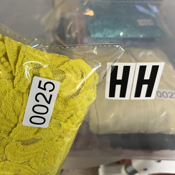 Muse Dress Womens 8 Neon Yellow Lace Tiered Ruffle Drop Waist Party Cocktail - Picture 8 of 8